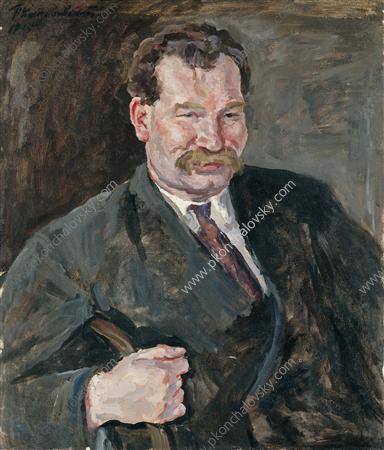 Portrait of V. F. Sakharov (1935) Pyotr Konchalovsky tablo - Dekolata