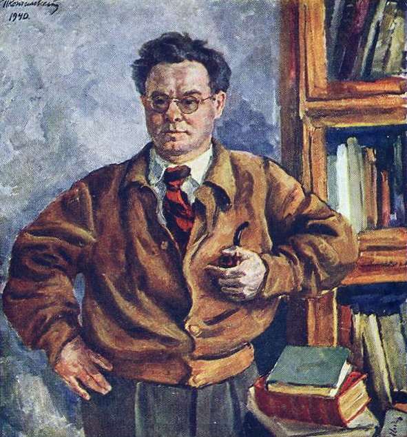 Portrait of V. V. Ivanov (1941) – Pyotr Konchalovsky Tablo