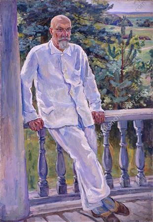 Portrait of a doctor Maxim Petrovich Konchalovsky (1934) Pyotr Konchalovsky tablo - Dekolata