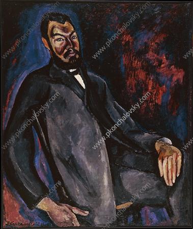 Portrait of a historian V. S. Protopopov (1911) – Pyotr Konchalovsky Tablo