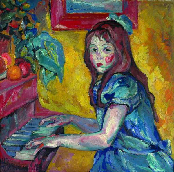 Portrait of daughter (1912) Pyotr Konchalovsky tablo - Dekolata