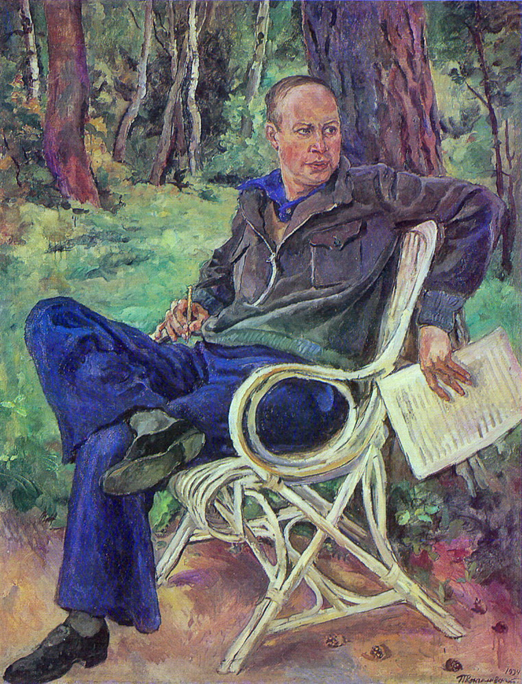 Portrait of the composer Sergei Prokofiev (1934) – Pyotr Konchalovsky Tablo