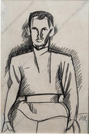 Portrait. The sketch. (1913) Pyotr Konchalovsky tablo - Dekolata