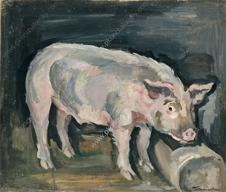 Raul pig (1930) Pyotr Konchalovsky tablo - Dekolata