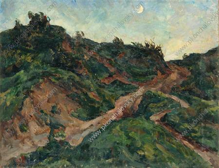 Ravines (1923) Pyotr Konchalovsky tablo - Dekolata