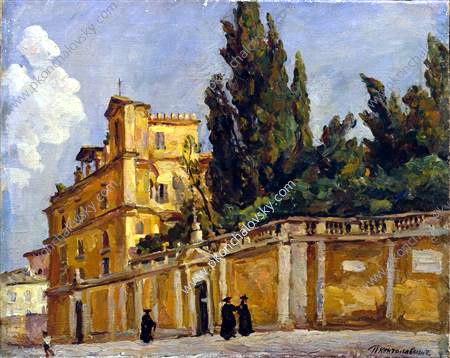 Rome. Circus of Nero. (1924) Pyotr Konchalovsky tablo - Dekolata