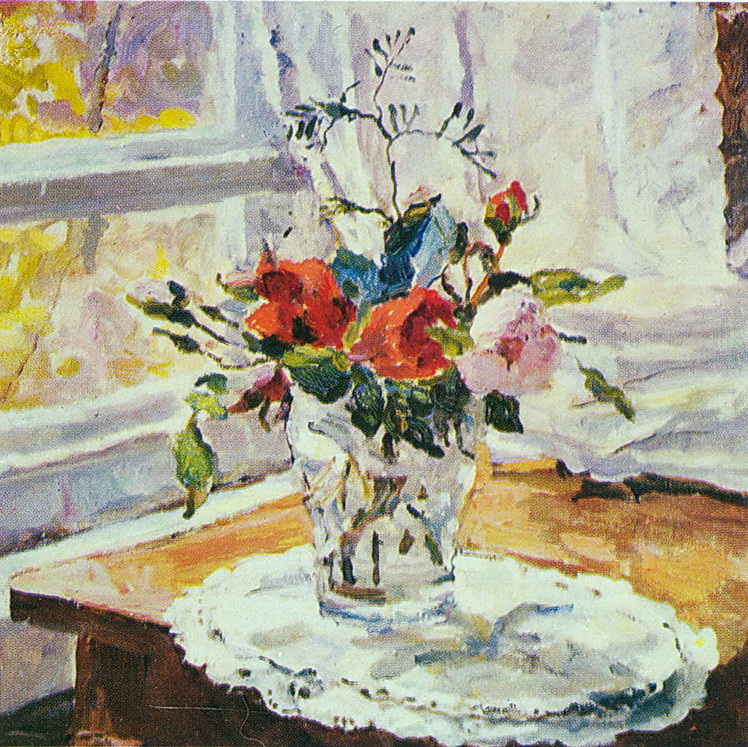 Roses (1955) Pyotr Konchalovsky tablo - Dekolata