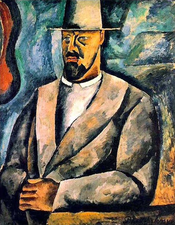 Self portrait (1912) Pyotr Konchalovsky tablo - Dekolata