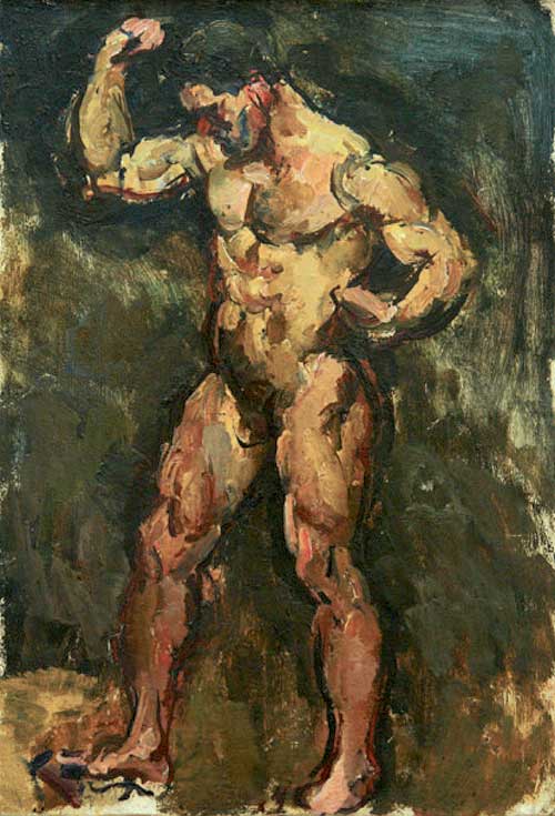 Sitter (1928) Pyotr Konchalovsky tablo - Dekolata