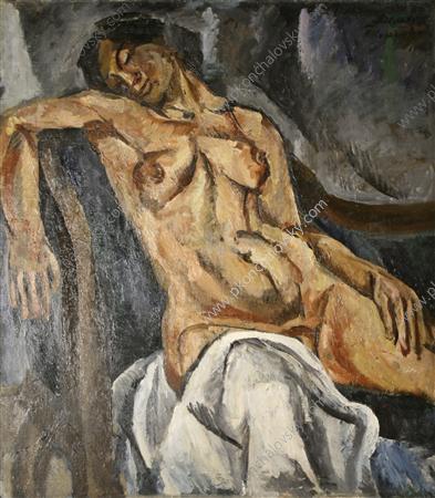 Sleeping woman (1917) Pyotr Konchalovsky tablo - Dekolata