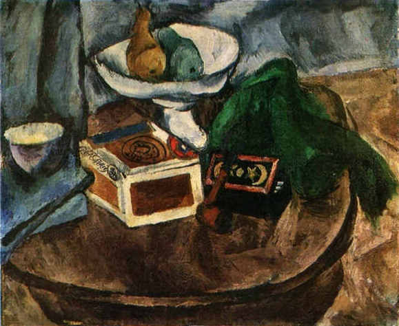 Still Life with a pipe (1919) – Pyotr Konchalovsky Tablo