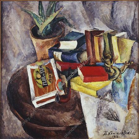 Still Life. Box of cigars. (1916) Pyotr Konchalovsky tablo - Dekolata