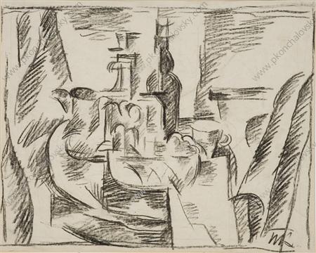 Still Life. Crystal. (1916) Pyotr Konchalovsky tablo - Dekolata