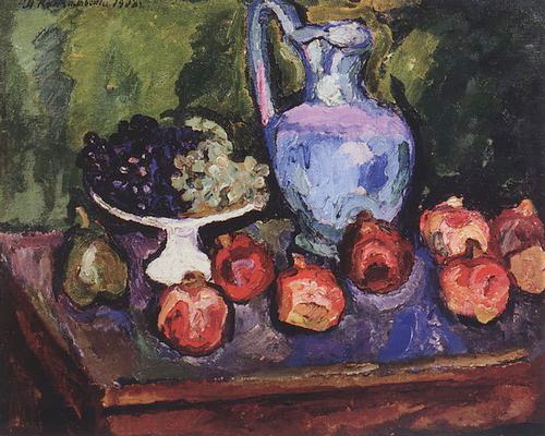 Still Life. Fruits. (1908) Pyotr Konchalovsky tablo - Dekolata