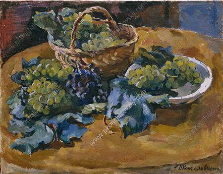 Still Life. Grape. (1929) Pyotr Konchalovsky tablo - Dekolata