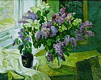 Still Life. Lilacs. (1951) Pyotr Konchalovsky tablo - Dekolata