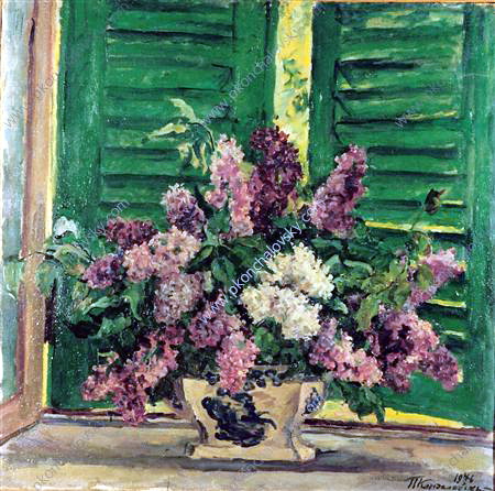 Still Life. Morning Lilac. (1946) Pyotr Konchalovsky tablo - Dekolata