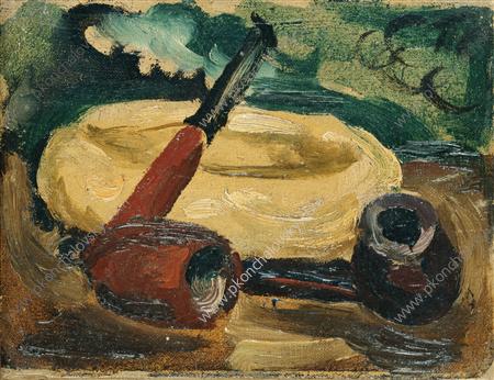 Still Life. Pipes. (1931) Pyotr Konchalovsky tablo - Dekolata