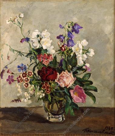 Still Life. The Dutch bouquet. (1935) Pyotr Konchalovsky tablo - Dekolata