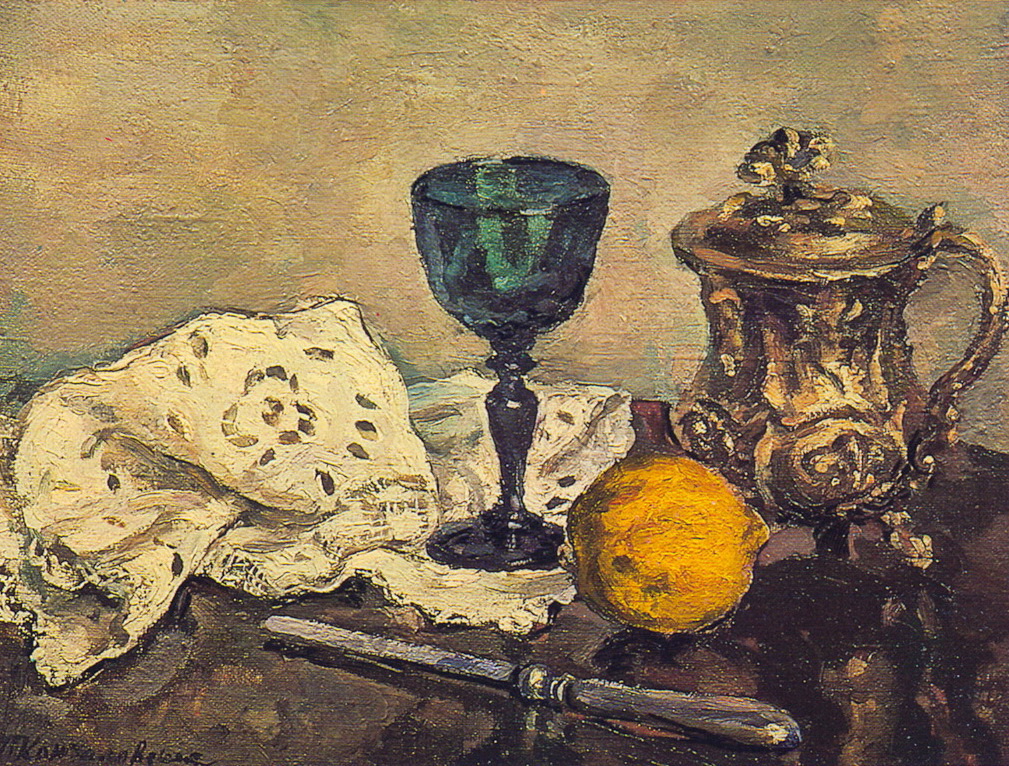Still Life. The green glass. (1933) Pyotr Konchalovsky tablo - Dekolata