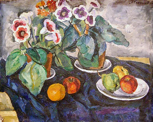 Still life (1910) Pyotr Konchalovsky tablo - Dekolata