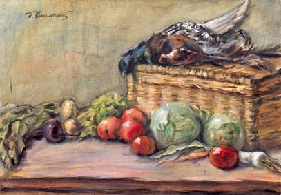 Still life with ducks – Pyotr Konchalovsky Tablo