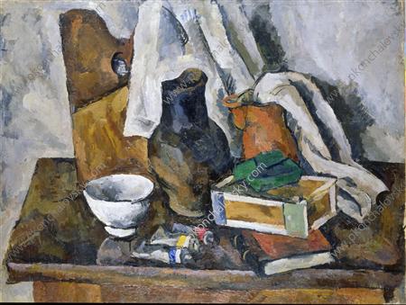Still life with jug (1919) Pyotr Konchalovsky tablo - Dekolata