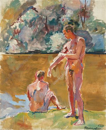 Study (1933) Pyotr Konchalovsky tablo - Dekolata