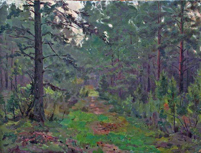 Study (1951) Pyotr Konchalovsky tablo - Dekolata