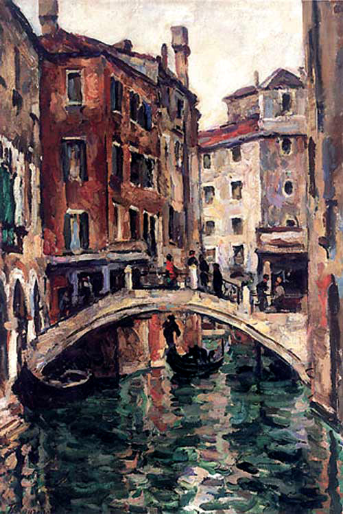 The bridge of the Apostles in Venice Pyotr Konchalovsky tablo - Dekolata
