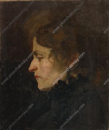 The head of Frenchwoman (1897) – Pyotr Konchalovsky Tablo