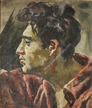 The head of boy in profile (1936) Pyotr Konchalovsky tablo - Dekolata