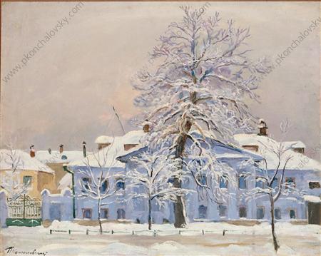 The tree in frost (1933) Pyotr Konchalovsky tablo - Dekolata