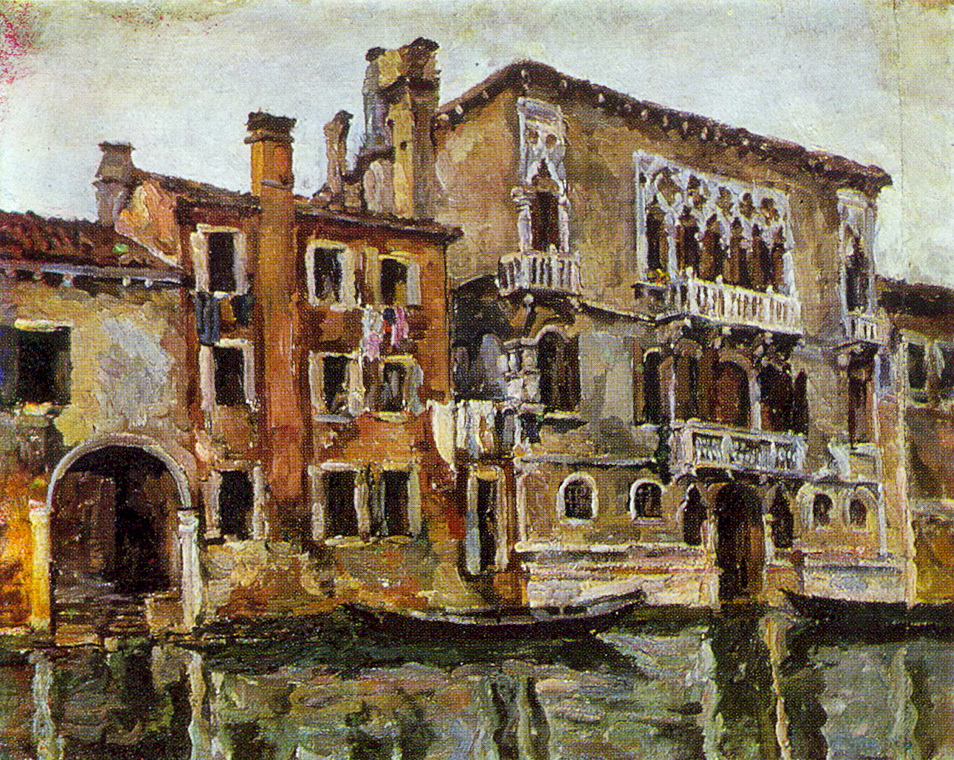 Venice. House of Tintoretto. (1924) Pyotr Konchalovsky tablo - Dekolata