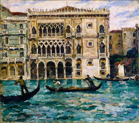 Venice. Palazzo Ducale. (1924) Pyotr Konchalovsky tablo - Dekolata