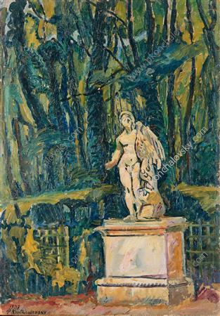 Versailles. Statue. (1908) Pyotr Konchalovsky tablo - Dekolata