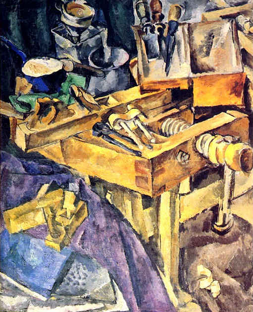Workbench (1917) Pyotr Konchalovsky tablo - Dekolata