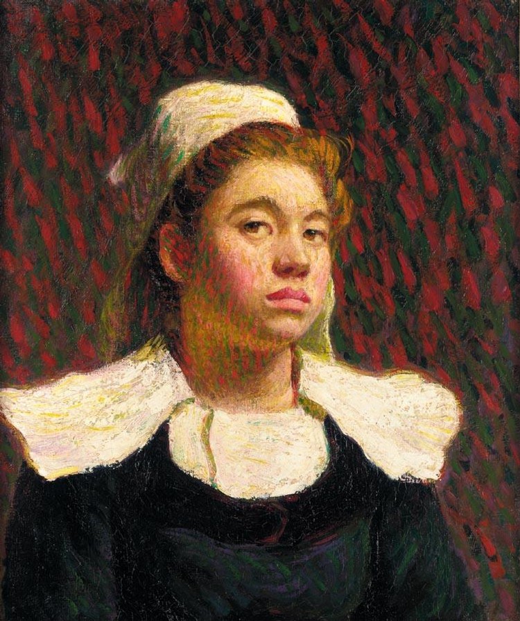 Bretonne (1890) Roderic O'Conor tablo - Dekolata