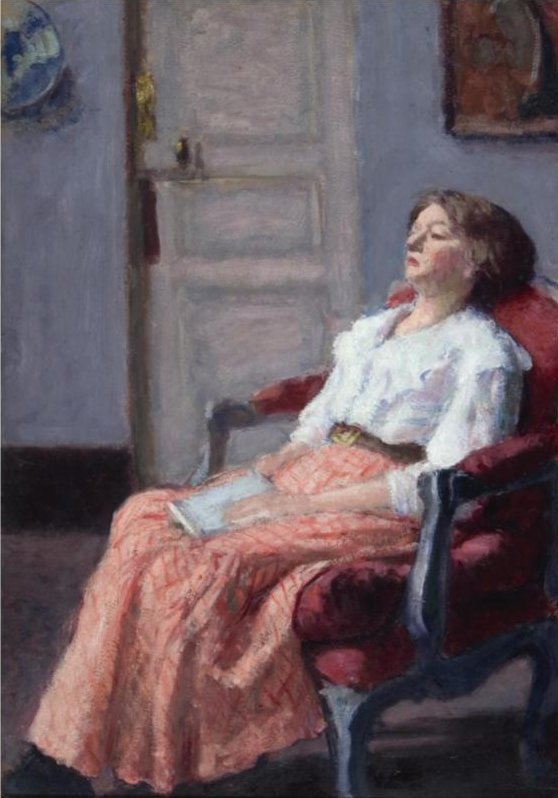 Girl in White Blouse (1915) Roderic O'Conor tablo - Dekolata