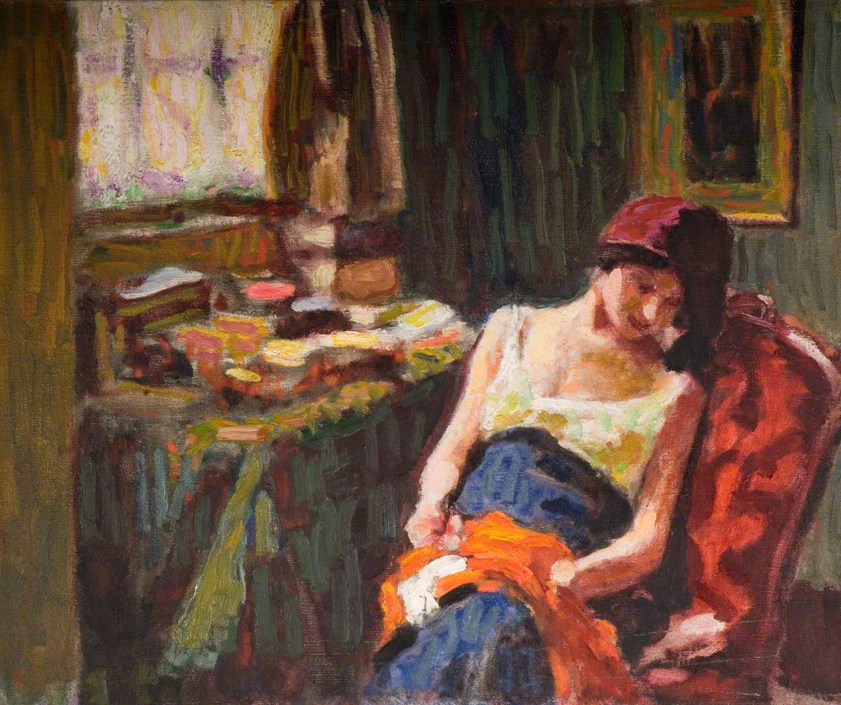 Interior (1909) Roderic O'Conor tablo - Dekolata