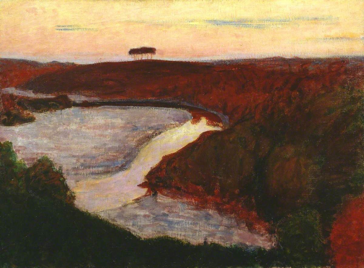 Landscape (1895) Roderic O'Conor tablo - Dekolata