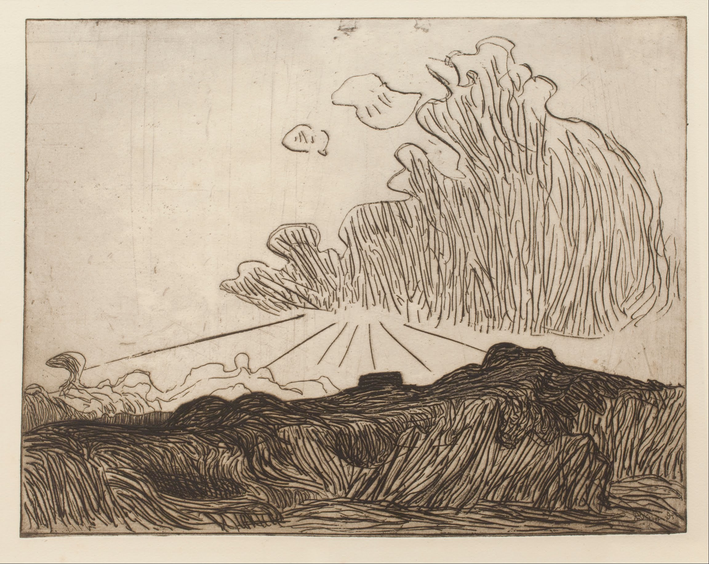 Sunlight Through a Cloud Roderic O'Conor tablo - Dekolata