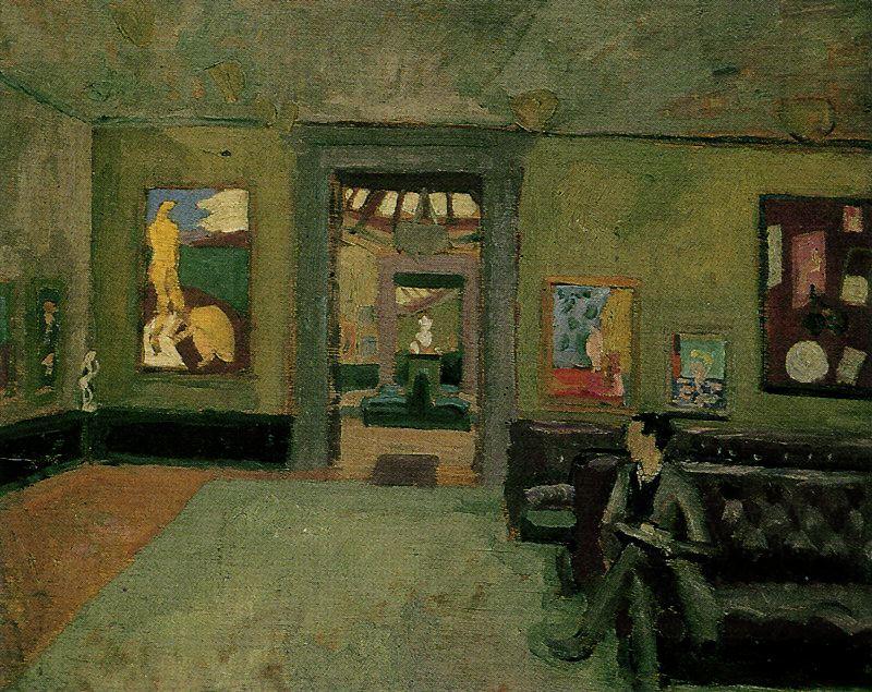 A Room (in the Second Post Impressionist) (1912) Roger Fry tablo - Dekolata
