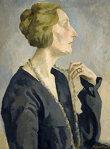 Portrait of Edith Sitwell (1918) Roger Fry tablo - Dekolata