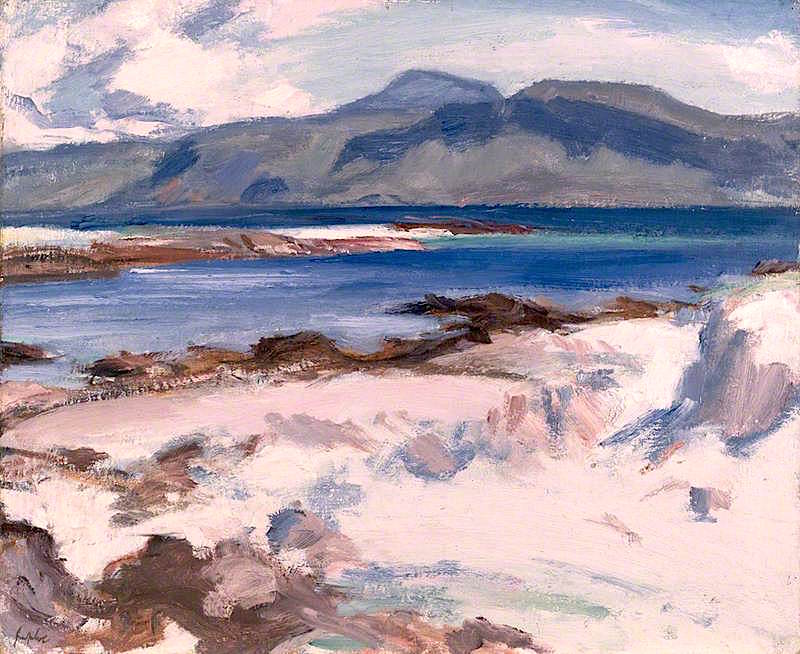 Blue Sea, Iona (1927) Samuel Peploe tablo - Dekolata