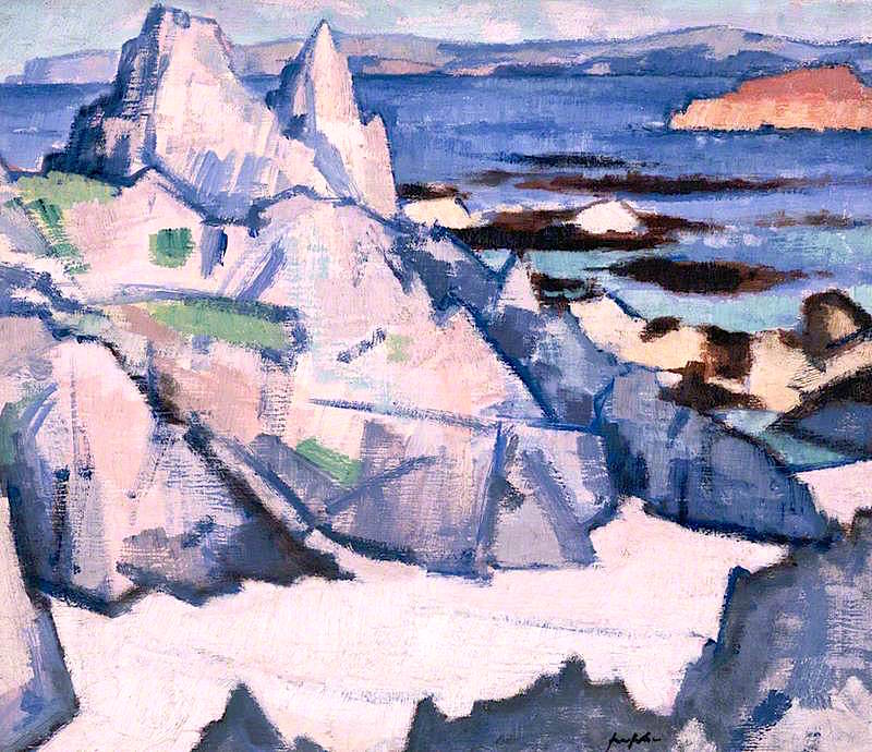 Cathedral Rock, Iona (1920) Samuel Peploe tablo - Dekolata
