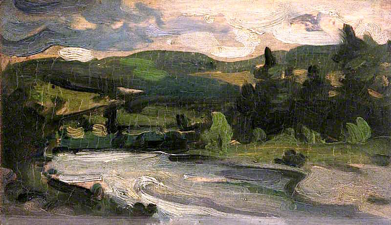 Comrie, Perthshire (1900) Samuel Peploe tablo - Dekolata