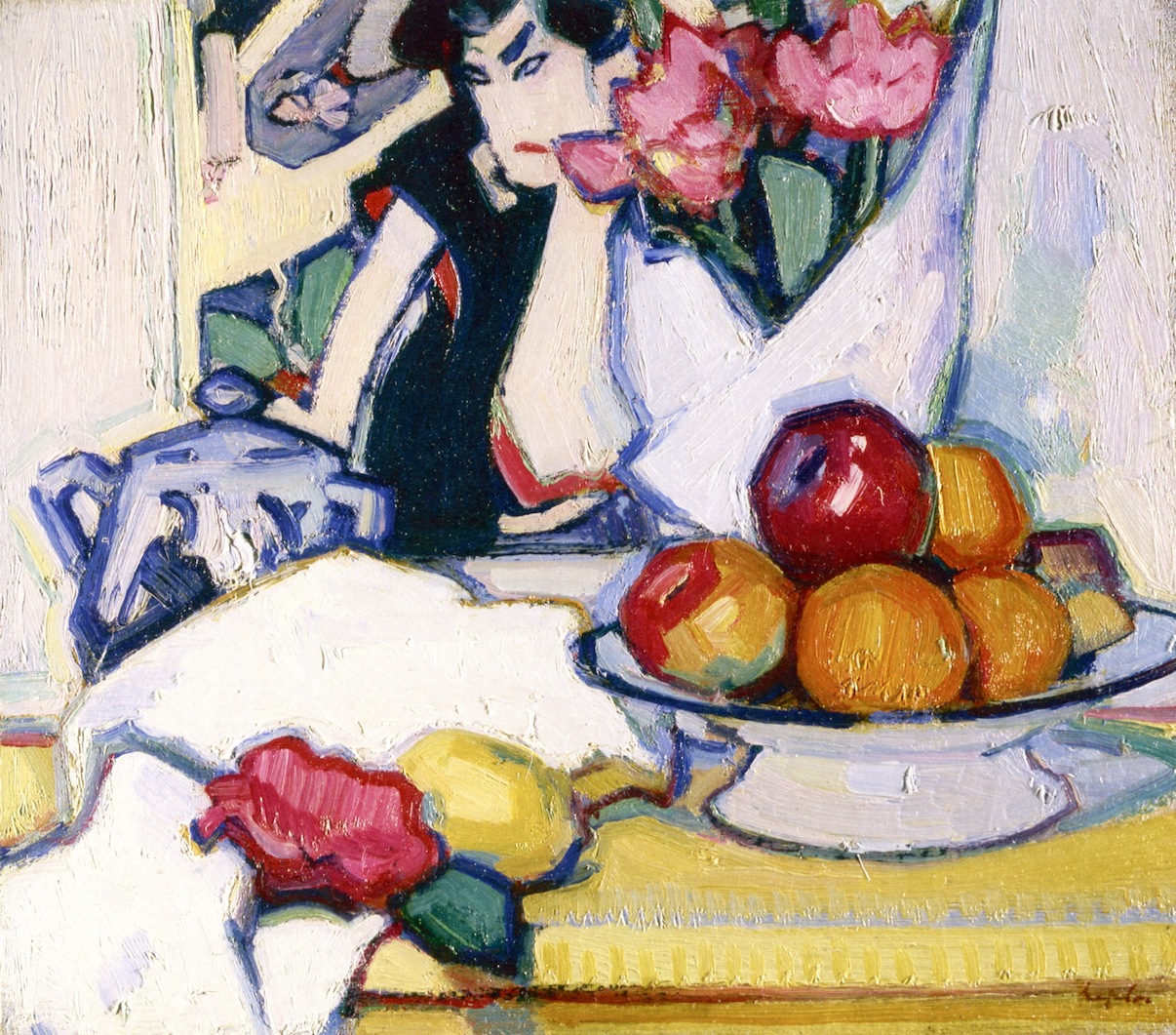 Flowers and Fruit (1915) Samuel Peploe tablo - Dekolata