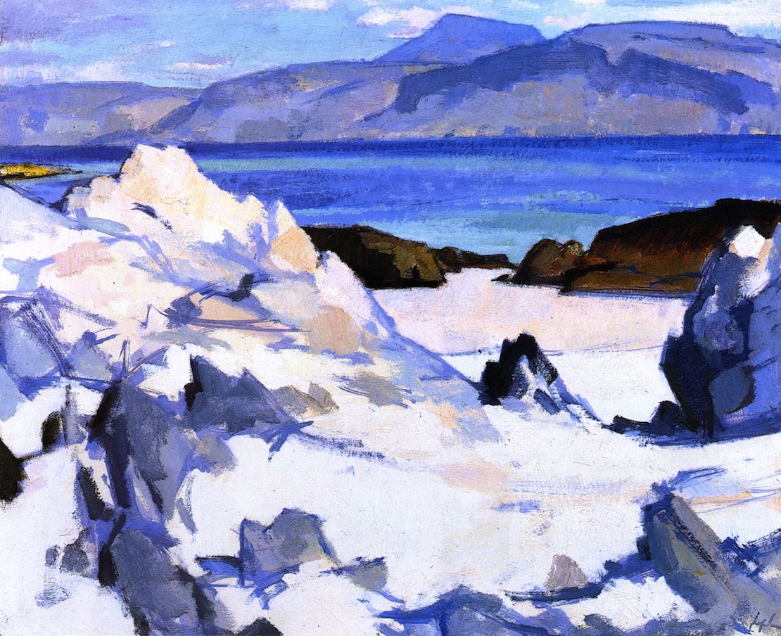 Green Sea, Iona (1920) Samuel Peploe tablo - Dekolata