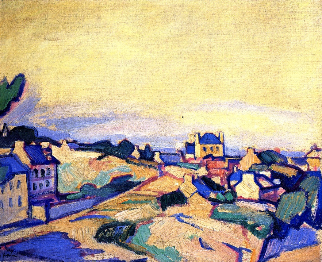 Ile de Bréhat (1911) Samuel Peploe tablo - Dekolata
